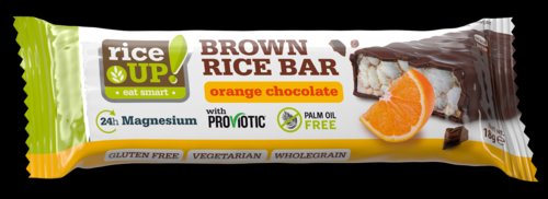 Rice Up oranžová horká čokoláda 18 g - 88299