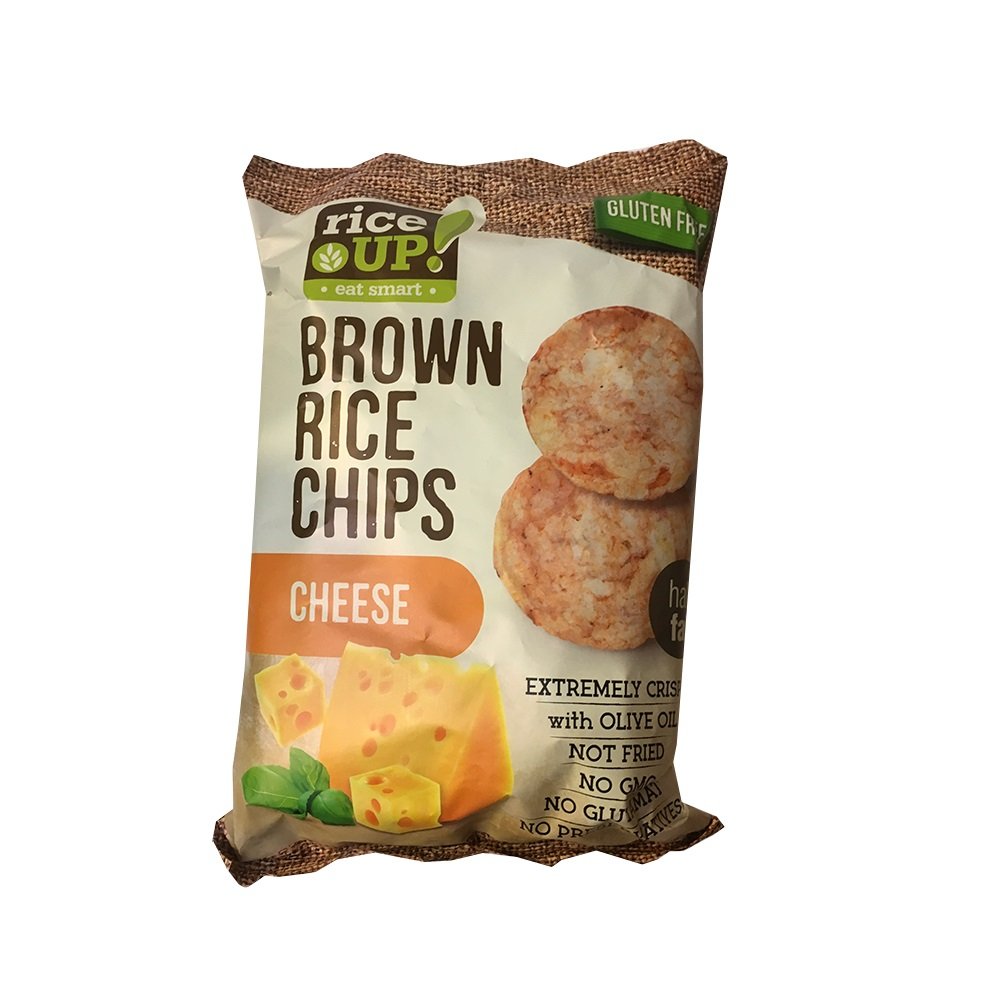 Rice Up hnedé ryžové lupienky so syrom 60 g - 52506
