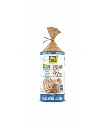 Ryža Up hnedá ryža pufované chlebíky  proso amarant 120 g - 92556