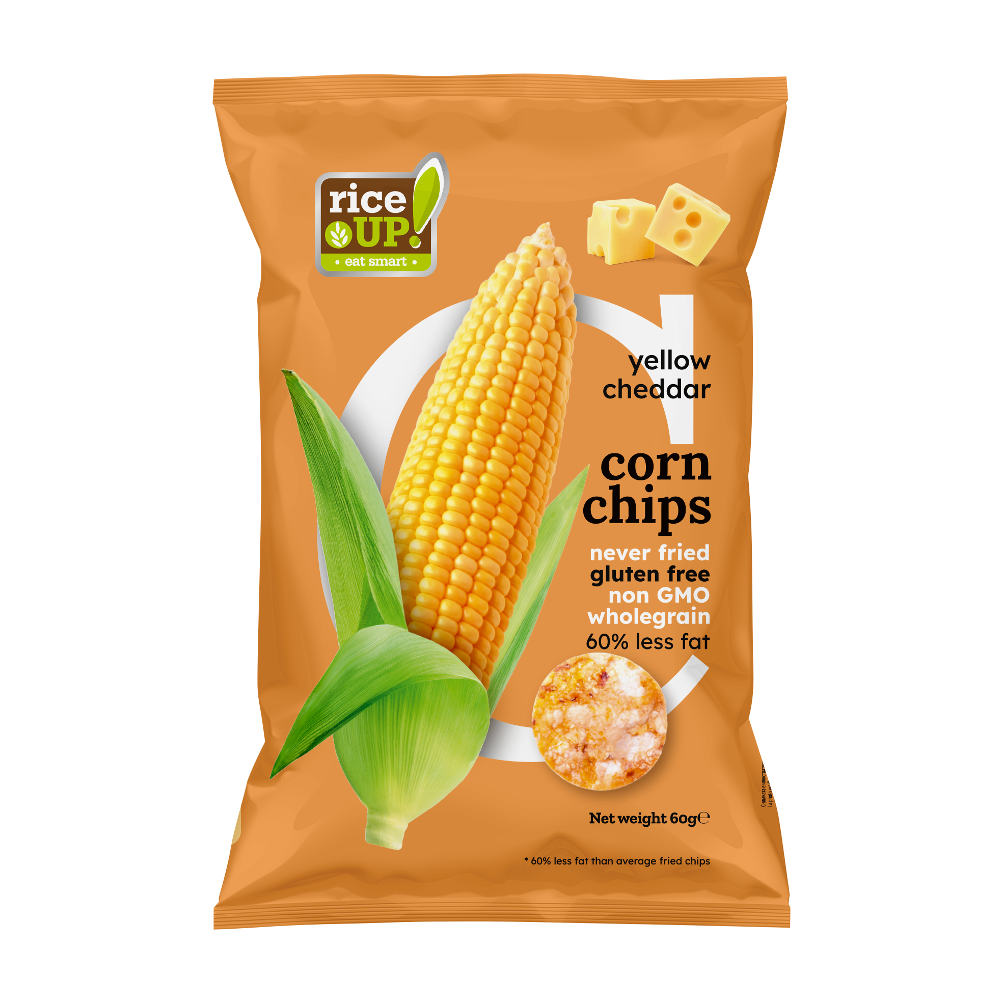 Rice Up lupienky so syrom čedar 60 g - 96099