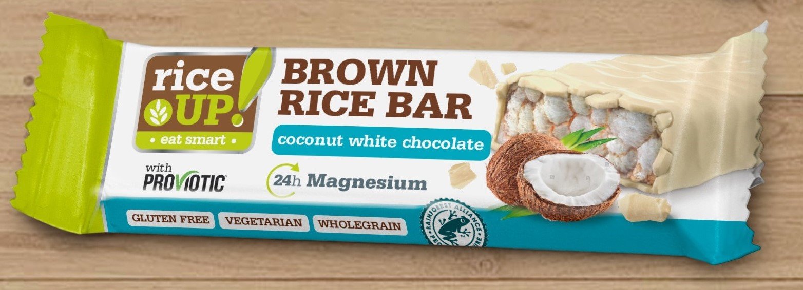 Rice Up Tyčinka  s bielou čokoládou a kokosom 18 g - 88025