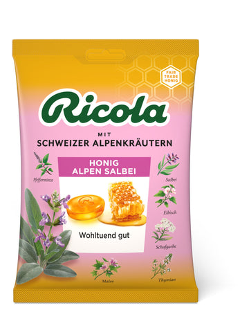 Ricola cukríky s medom a šalviou 75 g vrecko - 50557