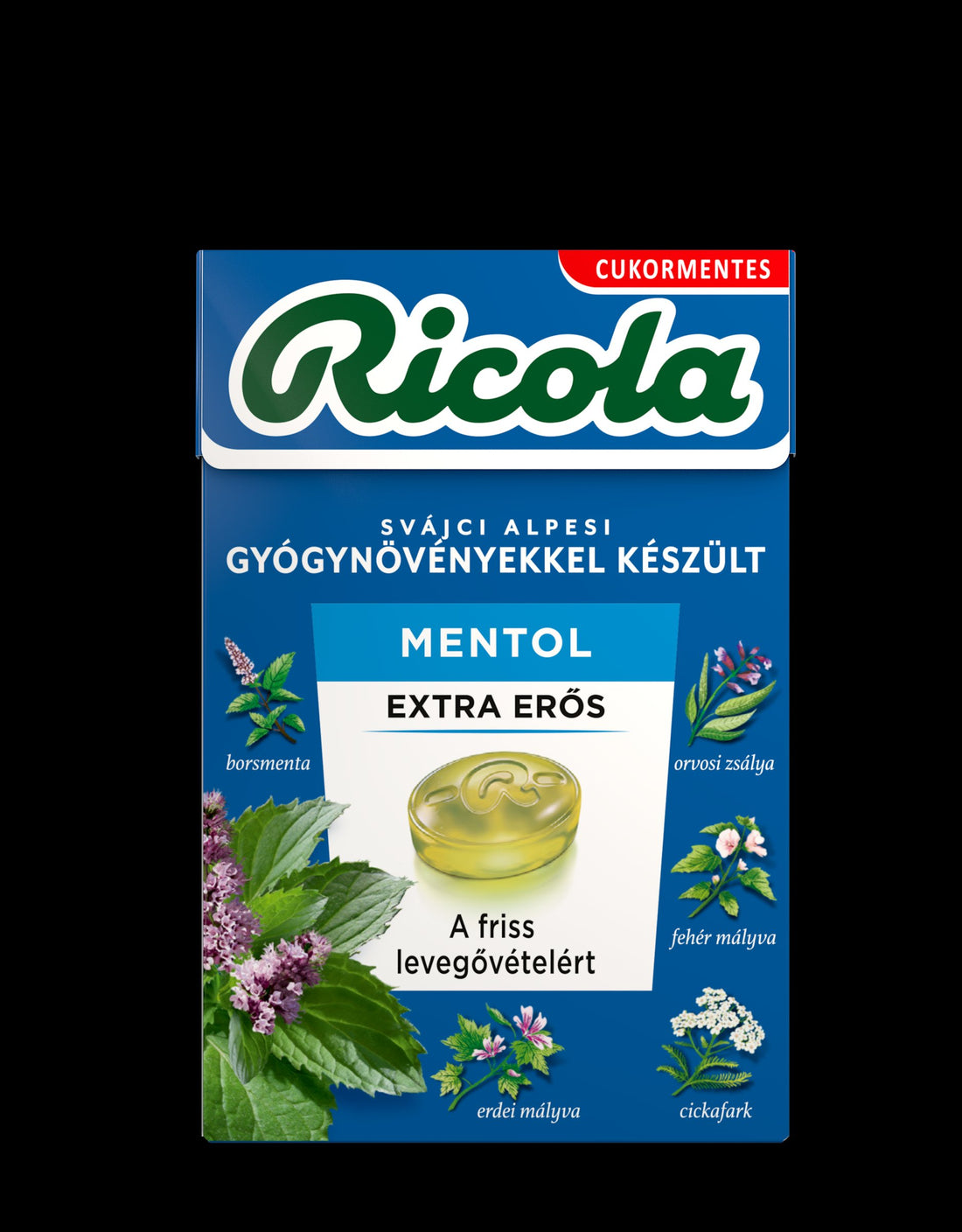 Ricola extra silná mäta 40 g - 91943