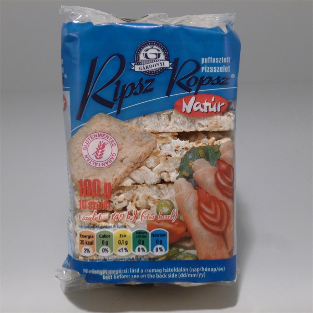 Rips Ropsz   chlebíky z pufrovanej ryže  100 g - 31684