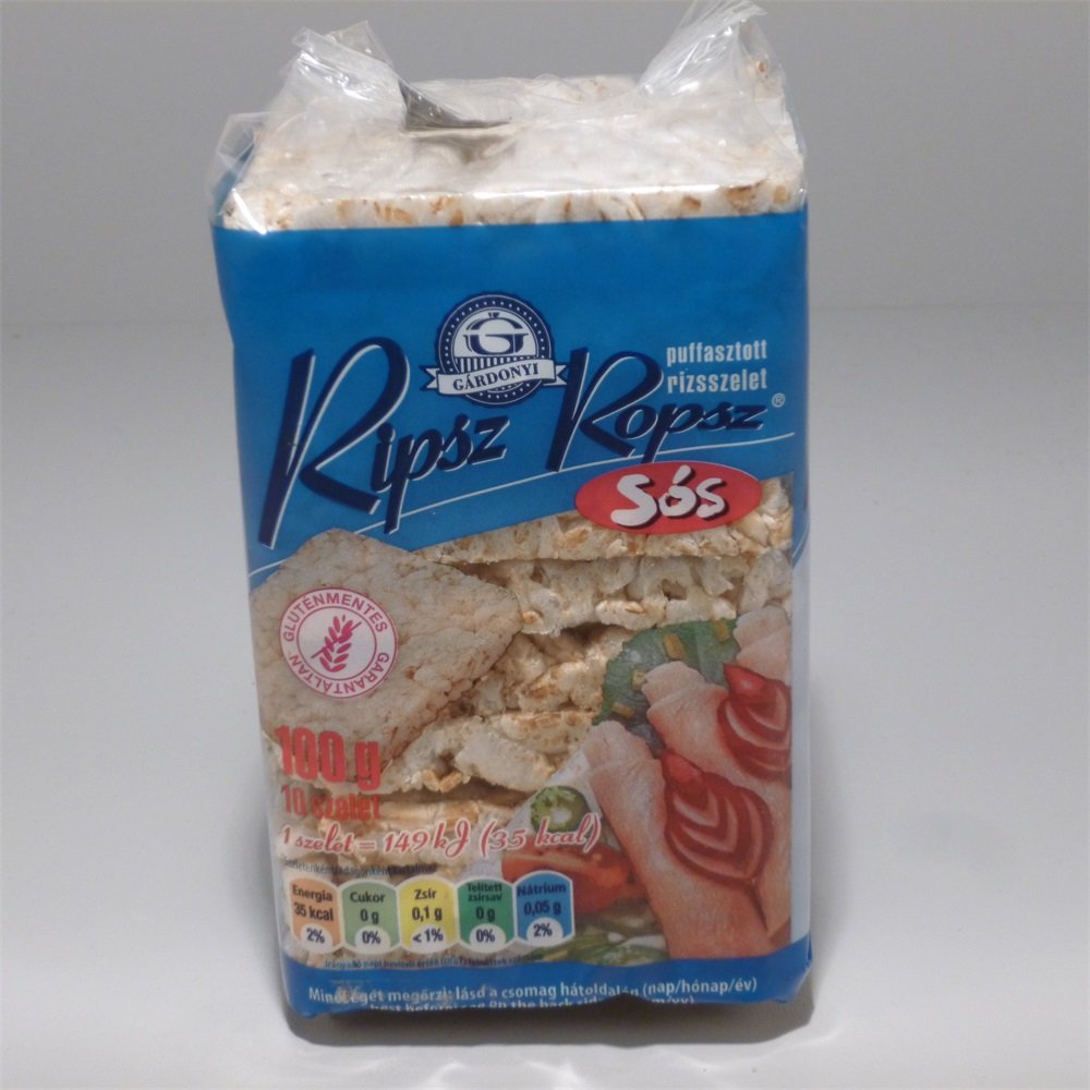 Ripsz Ropsz Ryžovéslané chlebíky 100 g - 31695