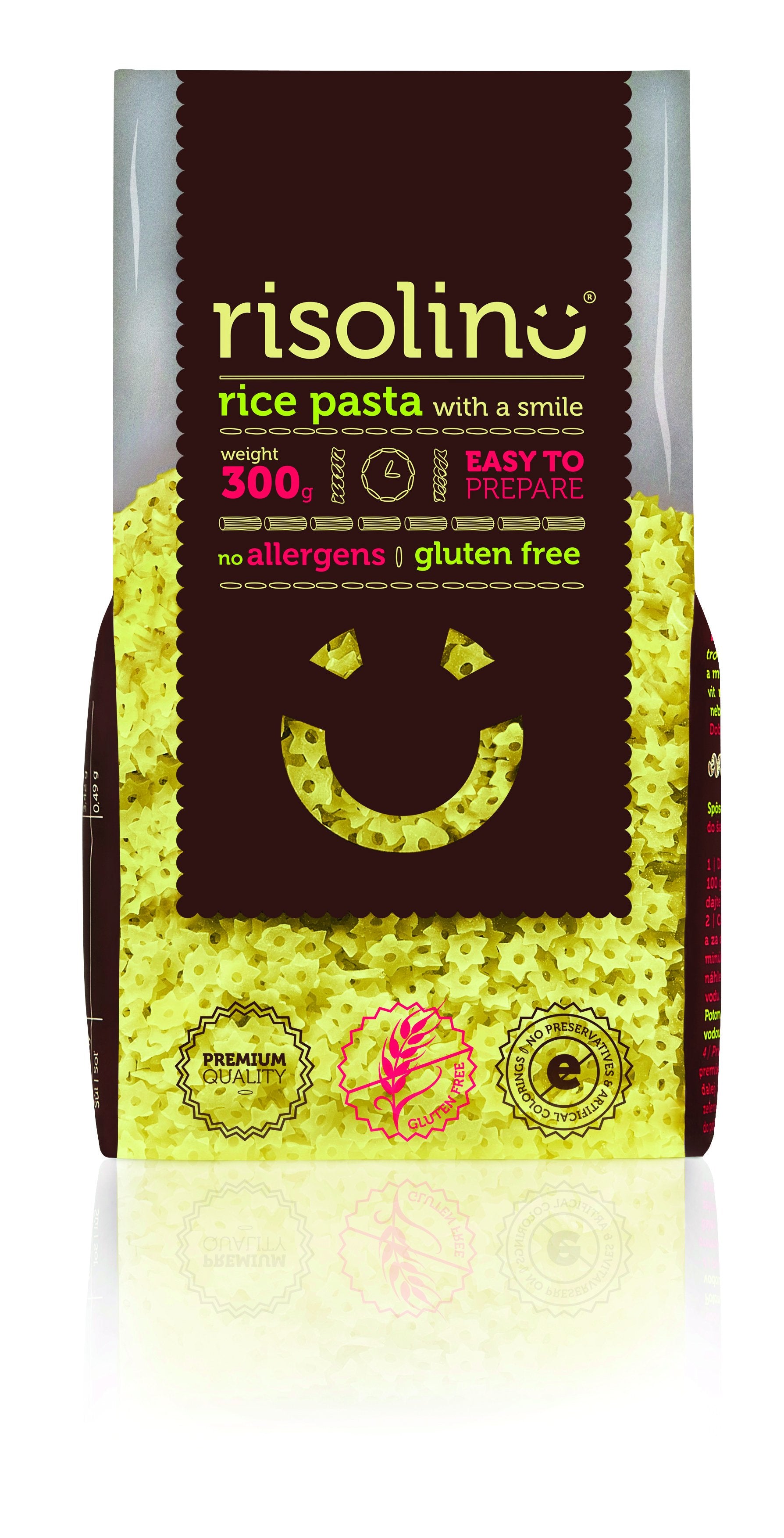 Risolino bezlepkové ryžové cestoviny hviezdičky  300 g - 93608