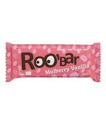 Roobar 100% raw organická ovocná tyčinka biela jahoda-vanilka 30 g - 40599