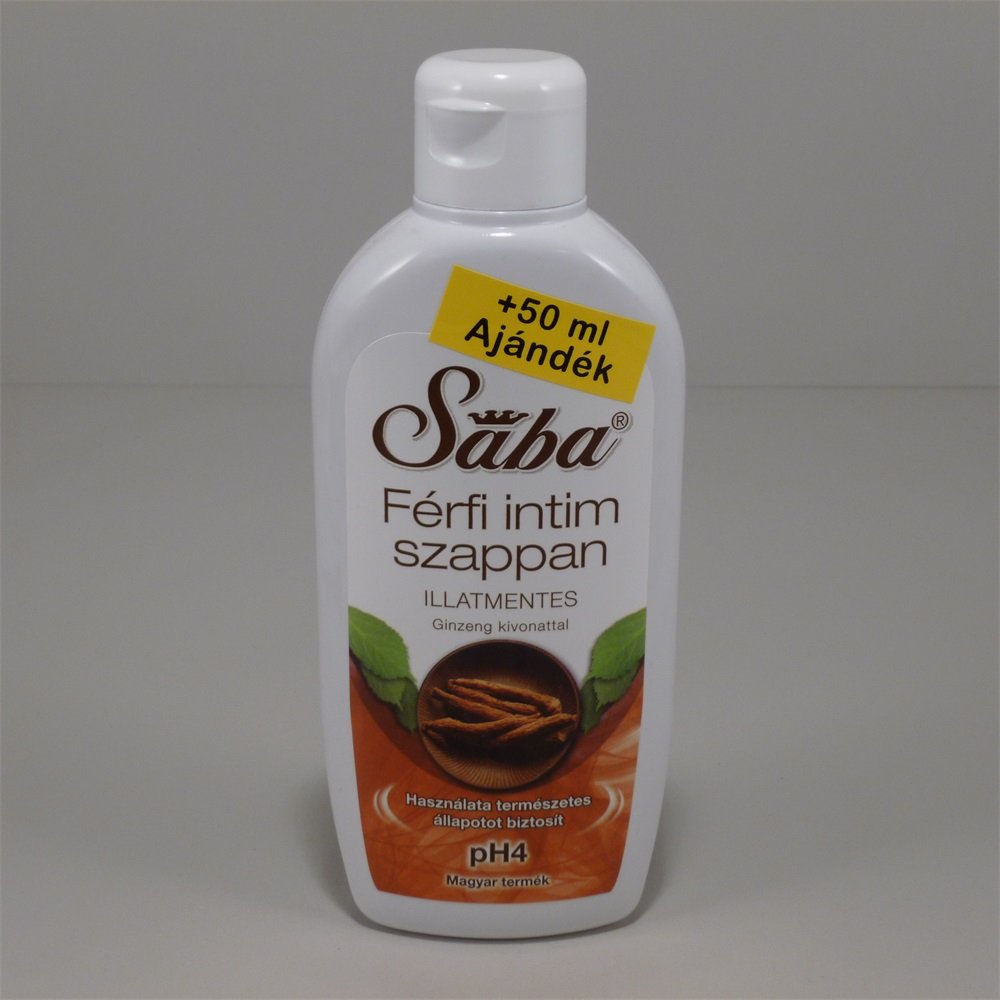 Sába Mužský intímny gél, bez vône 250 ml - 11340
