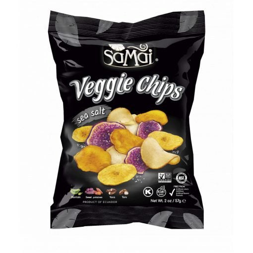 Samai zeleninové chipsy s morskou soľou 57 g - 57059