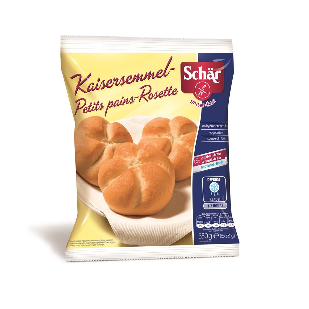 Schär bezlepkové rožky Caesar (m) 350 g - 36674