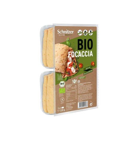 Schnitzer bio bezlepková focaccia 220 g - 94354