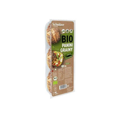 Schnitzer bio bezlepkové panini so semienkami 188 g - 94358