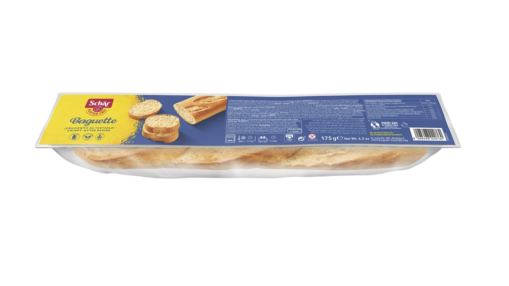 Schär bezlepková bageta 175 g - 52005