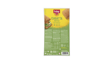 Schär bezlepkové žemle ciabatta predpečené so semienkami 4x50g 200 g - 36609