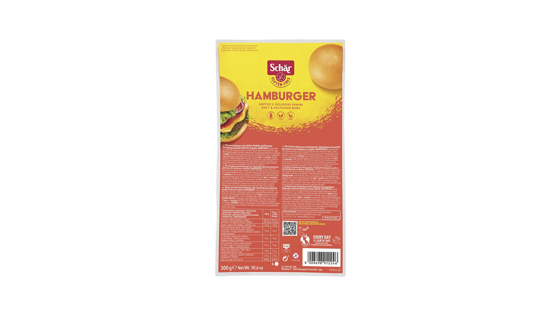 Schär bezlepkové hamburgerové žemle 4ks 300 g - 47990