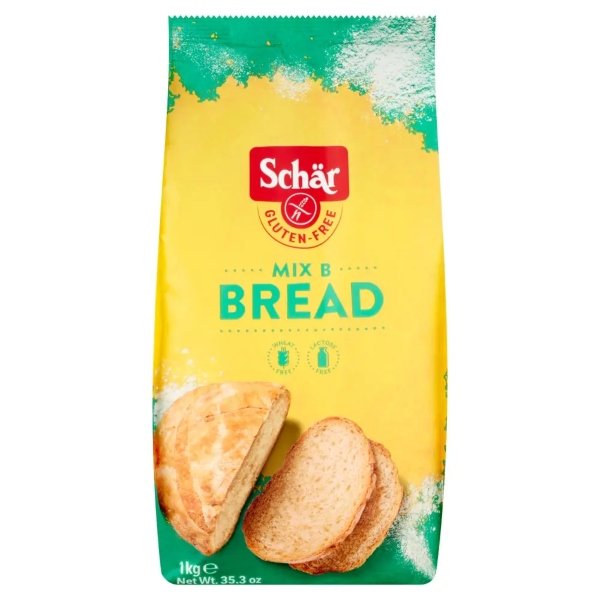 Schär bezlepková zmes B mix  chlebový prášok 1000 g - 13651