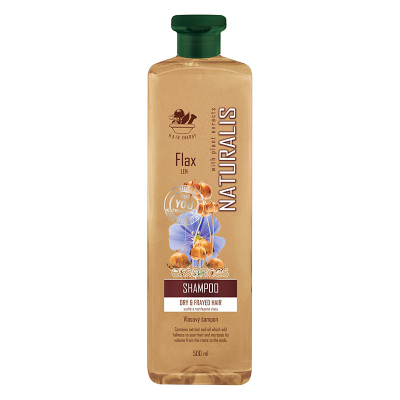 Shampoo na suché a veľmi suché vlasy obsahujúci olej z ľanových semien 500 ml