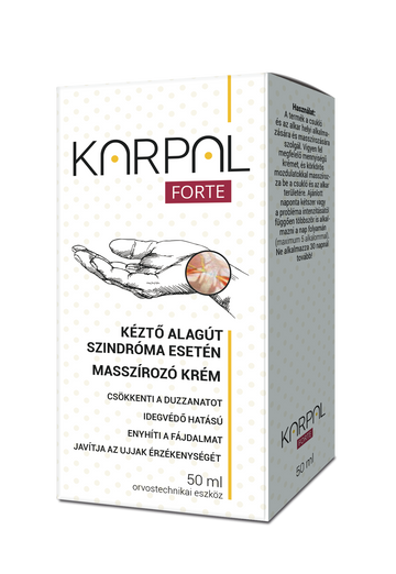 Karpal forte masážny krém proti syndrómu ručného tunela 50 ml - 97615