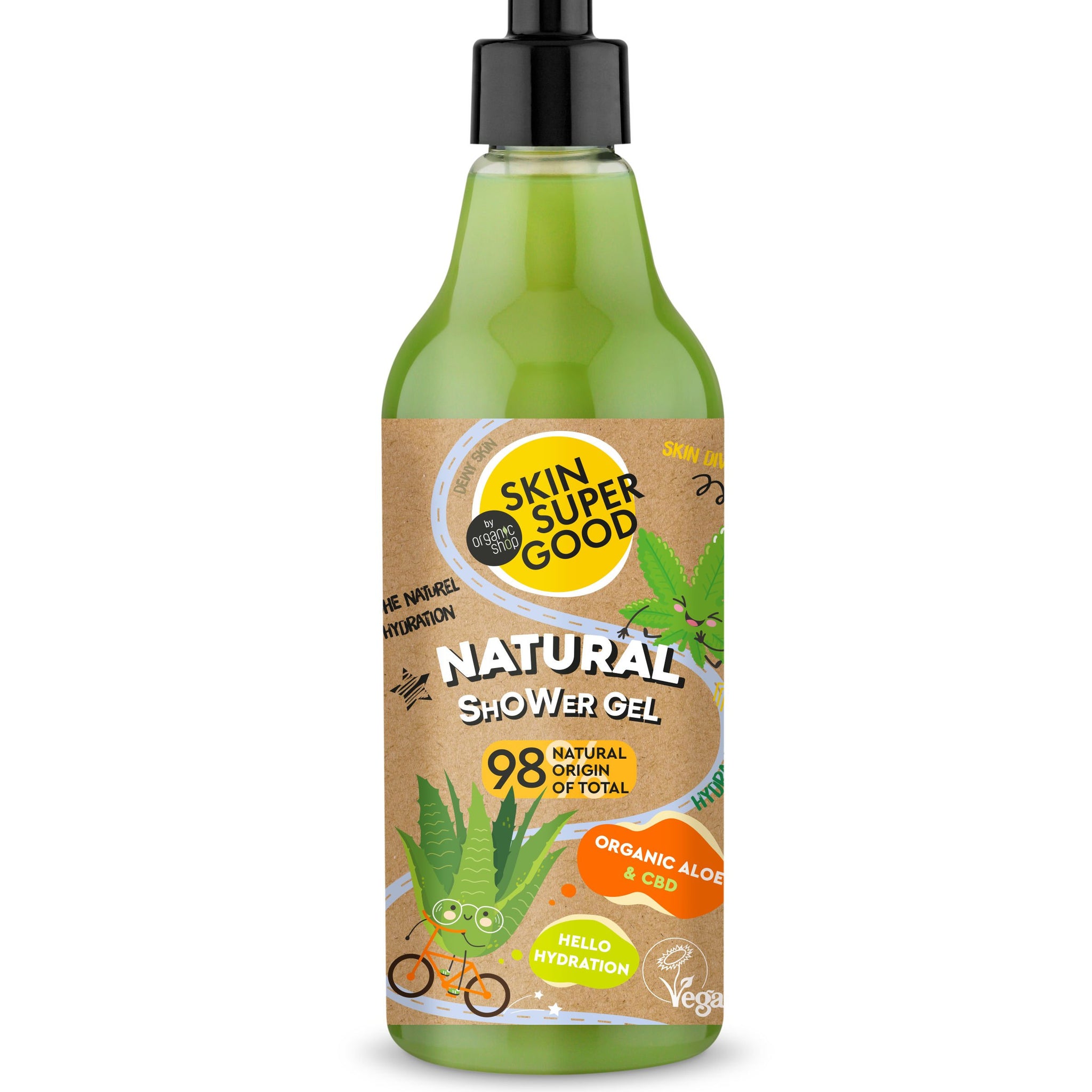Planeta organica skin super good prírodný sprchový gél "Hello Hydration" 500 ml - 92554