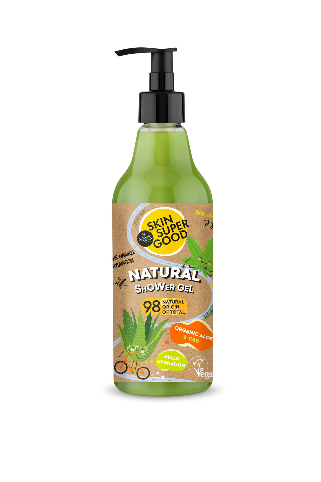 Planeta organica skin super good prírodný sprchový gél "Hello Hydration" 500 ml - 92554