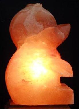 Soľné kryštálové lampy medveď 1 kus