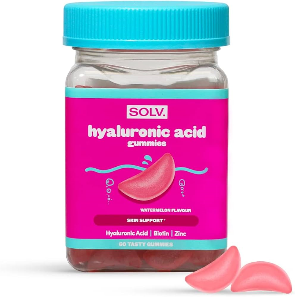 Solv. vitamínová guma s kyselinou hyalurónovou 60 ks - 95357