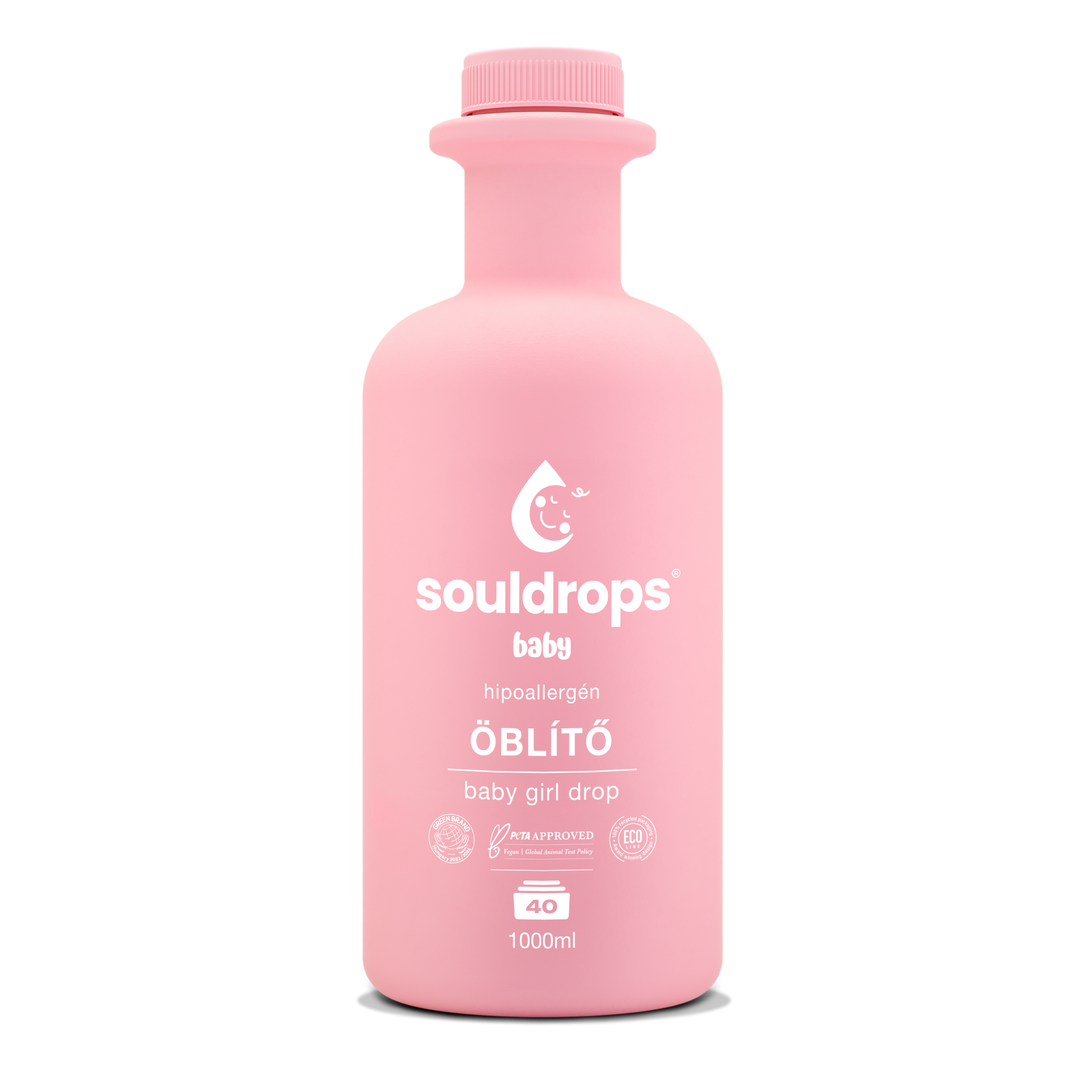 Souldrops baby splachovač girl 1000 ml