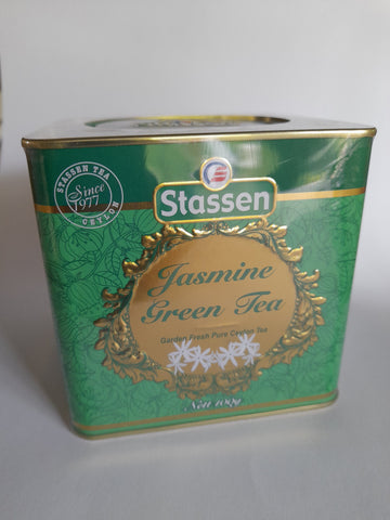 Stassen zelený čaj jasmín v kovovej dóze  sypaný 100 g - 20633