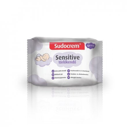 Sudocrem detské obrúsky sensitive 55 kusov - 58551