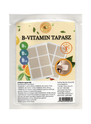 Sun Moon náplasť s vitamínom b 6 kusov - 97634