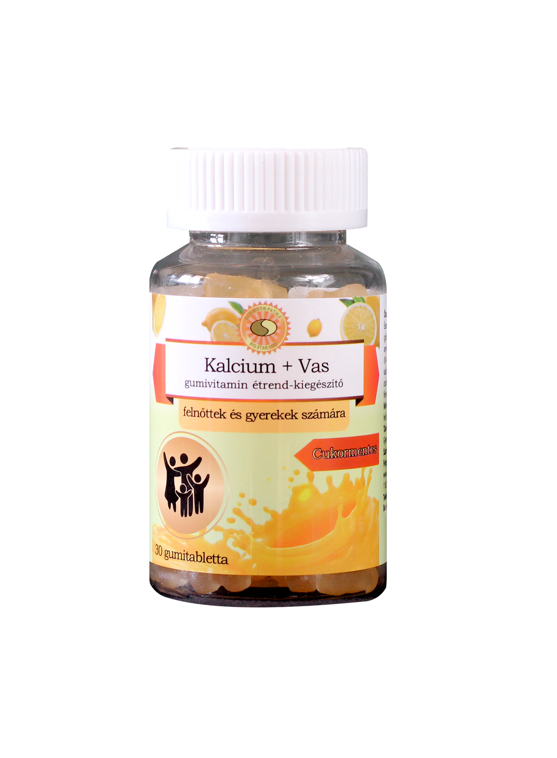 Sun Moon doplnok stravy vápnik+železo žuvačky vitamín 30 - 97622