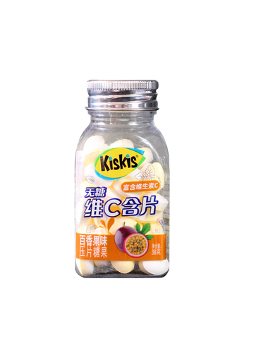 Sun Moon Osviežujúce cukríky s vitamínom C a sladidlami s príchuťou marakuje 28 g - 97625