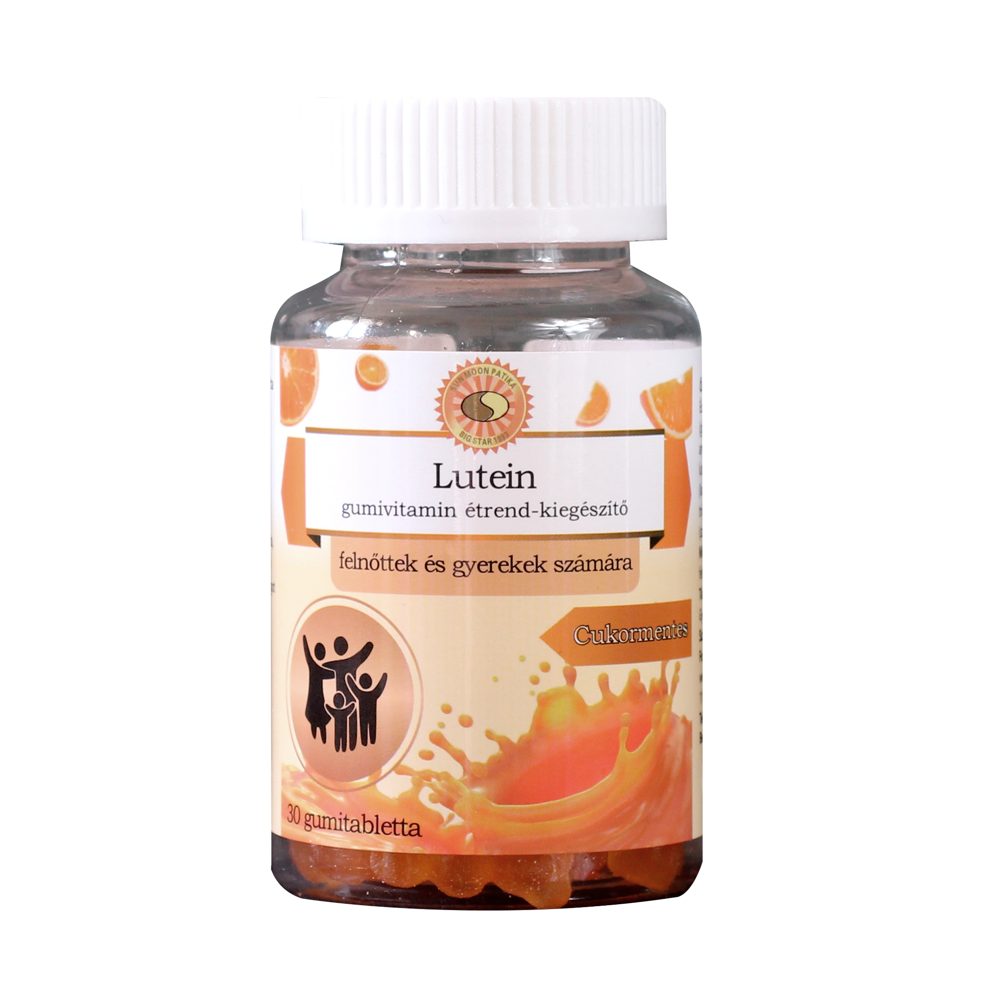 Sun Moon luteín výživový doplnok gumový vitamín 30 ks - 97624