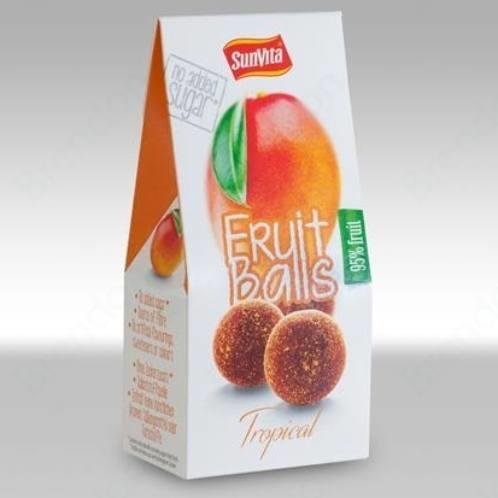 Sunvita Fruit Balls - ovocné guľôčky tropické 80 g - 50096