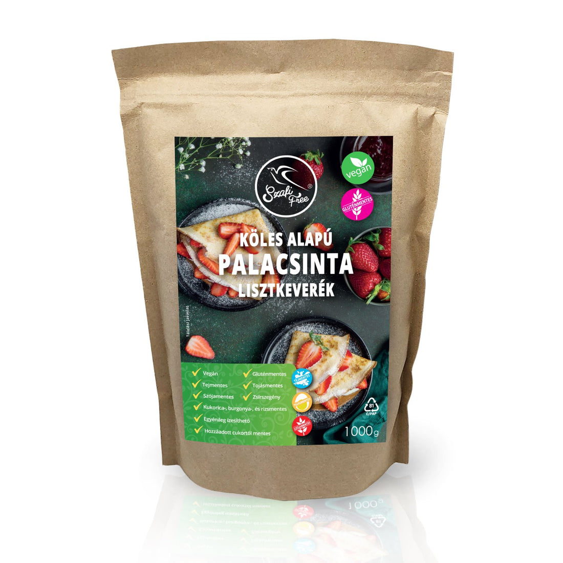 Szafi Free bezlepková zmes múky na palacinky z prosa 1000 g - 90568