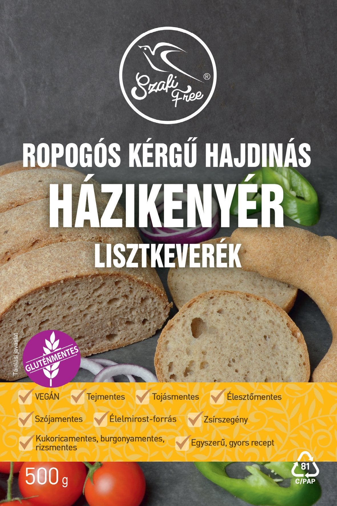 Szafi Free zmes pohánkovej múky  na chlieb s chrumkavou kôrkou 500 g - 90436
