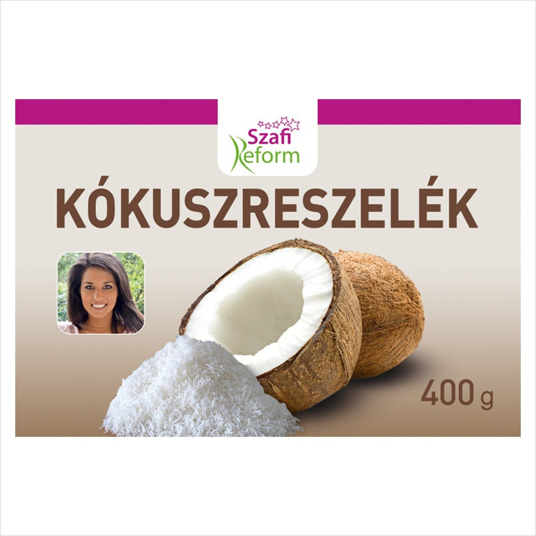 Szafi Reform kokosové lupienky 400 g - 50312