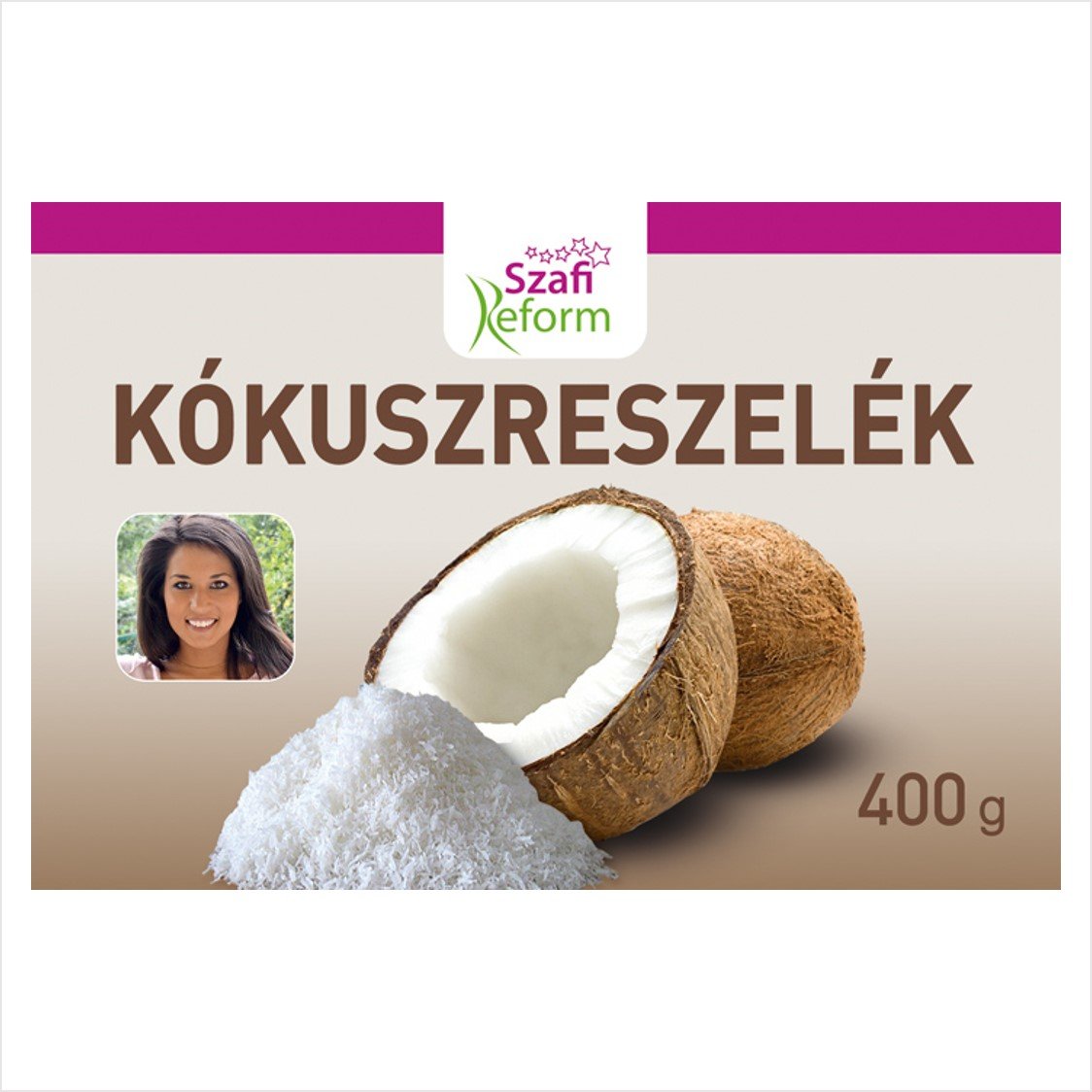 Szafi Reform kokosové lupienky 400 g - 50312