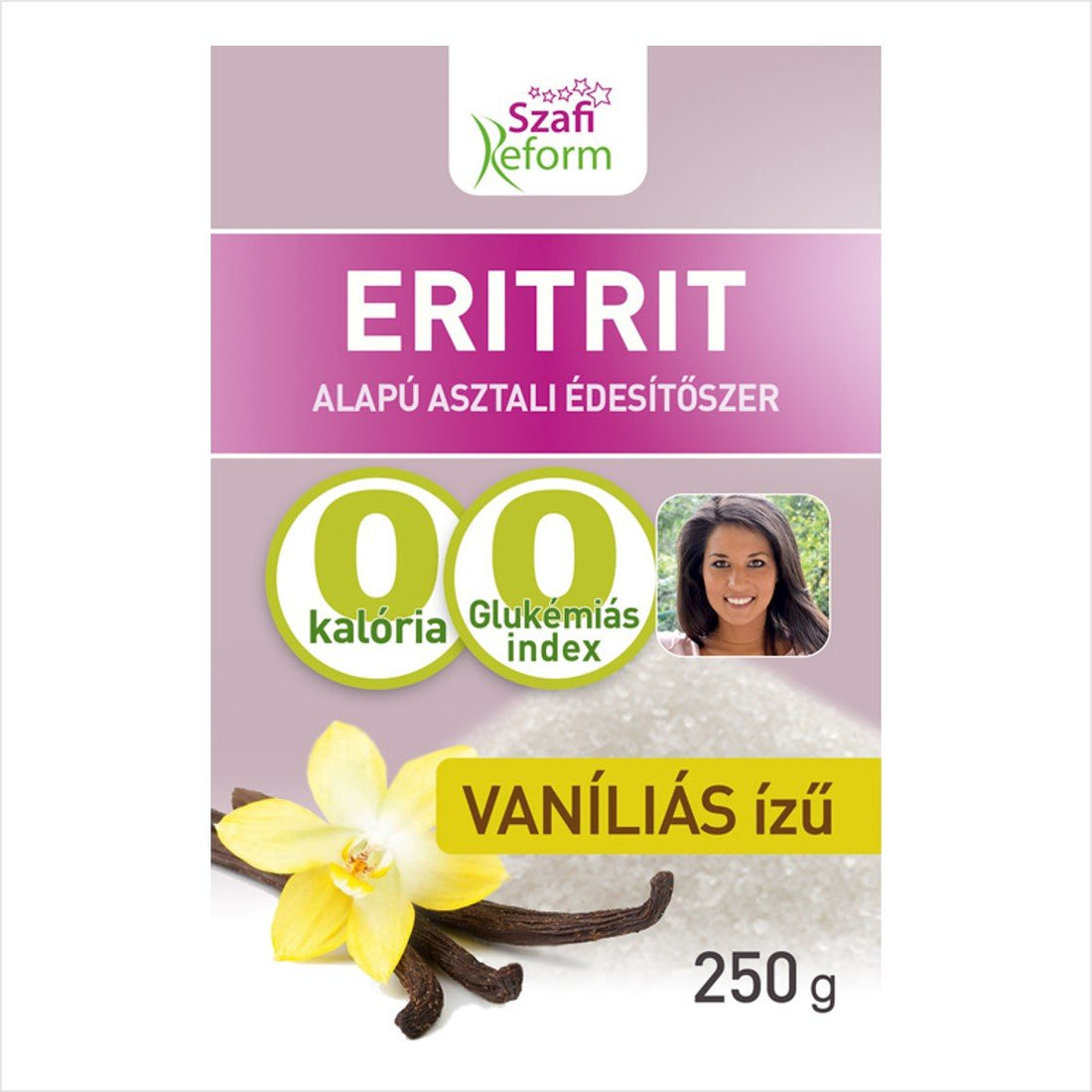 Szafi Reform erytritol s vanilkovou príchuťou 250 g - 49518