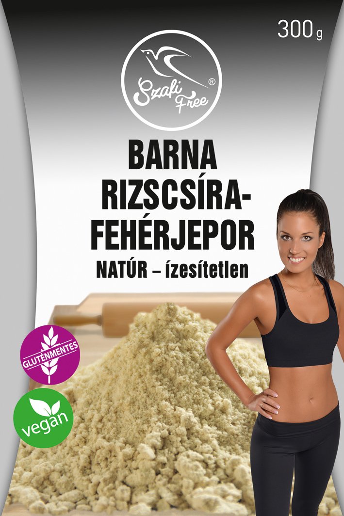 Szafi Free Hnedý ryžový proteínový prášok prírodný bez príchute 300 g - 55950