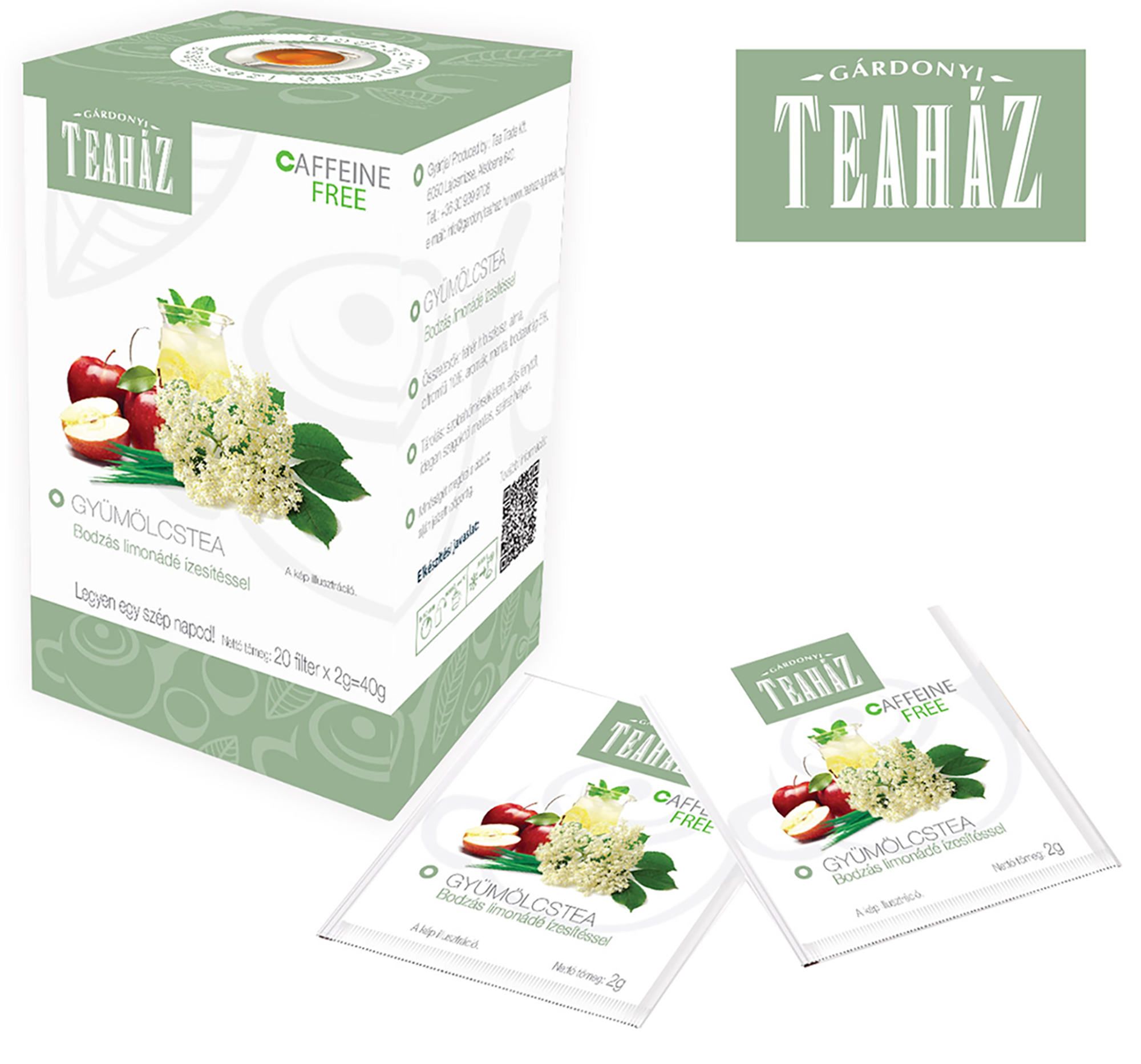 Čajový dom ovocný čaj s príchuťou bazovej limonády 20x2g 40 g - 96525