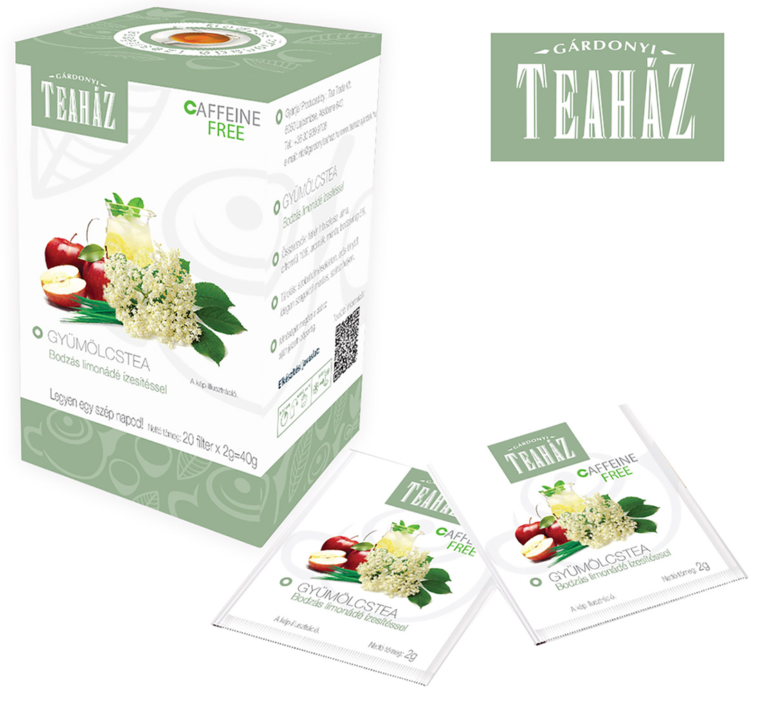 Čajový dom ovocný čaj s príchuťou bazovej limonády 20x2g 40 g - 96525