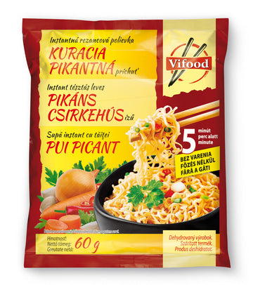 Thymos vifood instantné polievky pikantná kuracia chuť 60 g