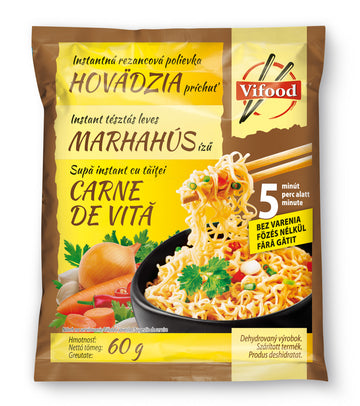 Thymos vifood instantné polievky s chuťou na hovädzie mäso 60 g
