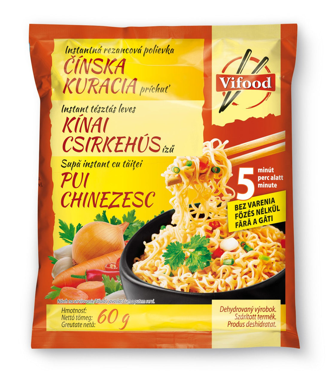 Thymos vifood instantná polievka čínska kuracia 60 g - 97619