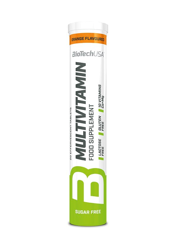Biotech Multivitamínové šumivé tablety oranžové 80 g - 87181