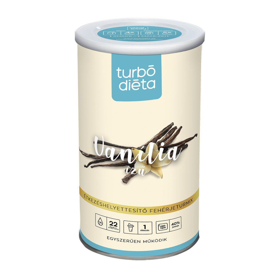 Idealbody Turbo Diet nápoj na chudnutie v prášku vanilka 525 g - 11838