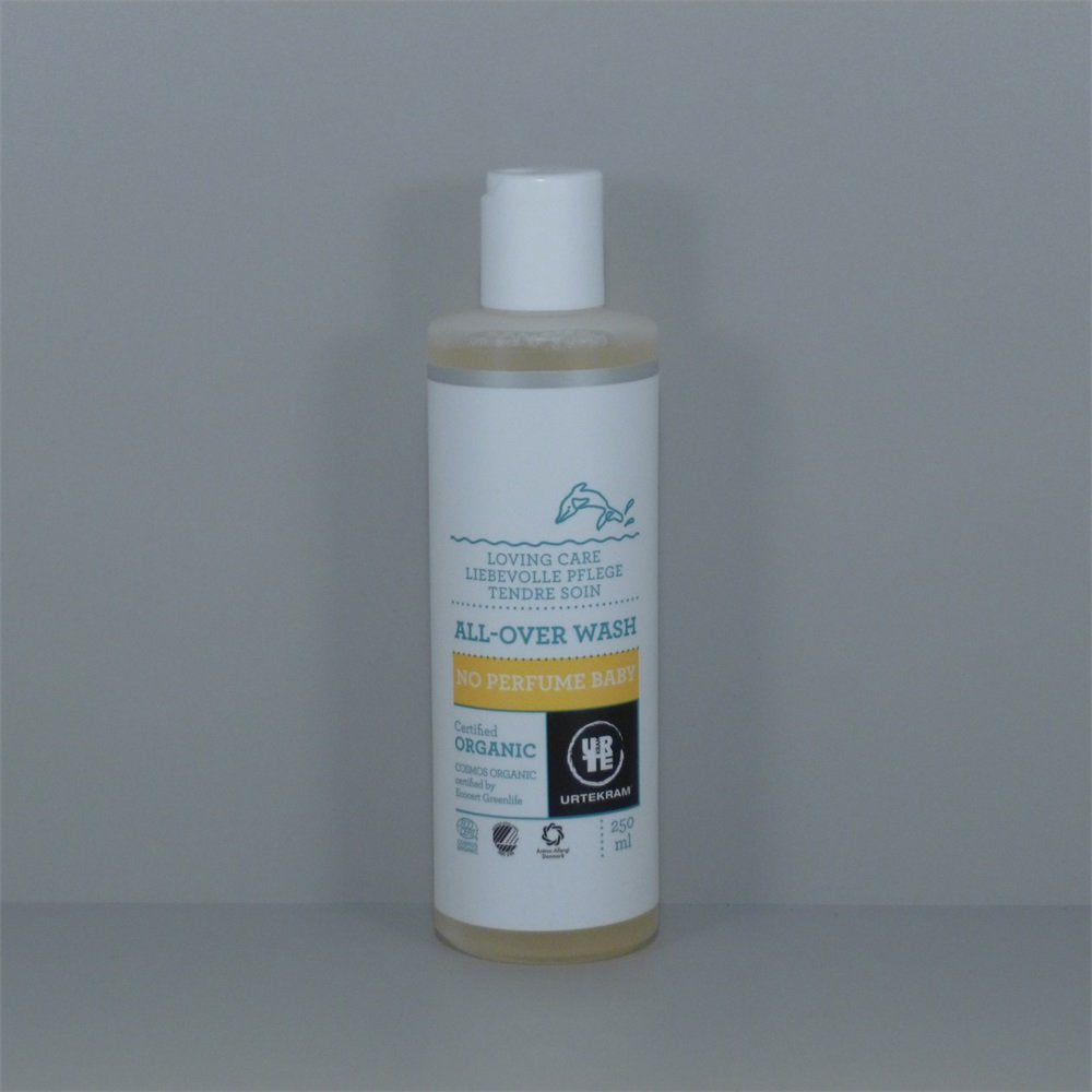 Urtekram organický detský šampón a perličkový kúpeľ 2 v 1 bez vône 250 ml - 37547