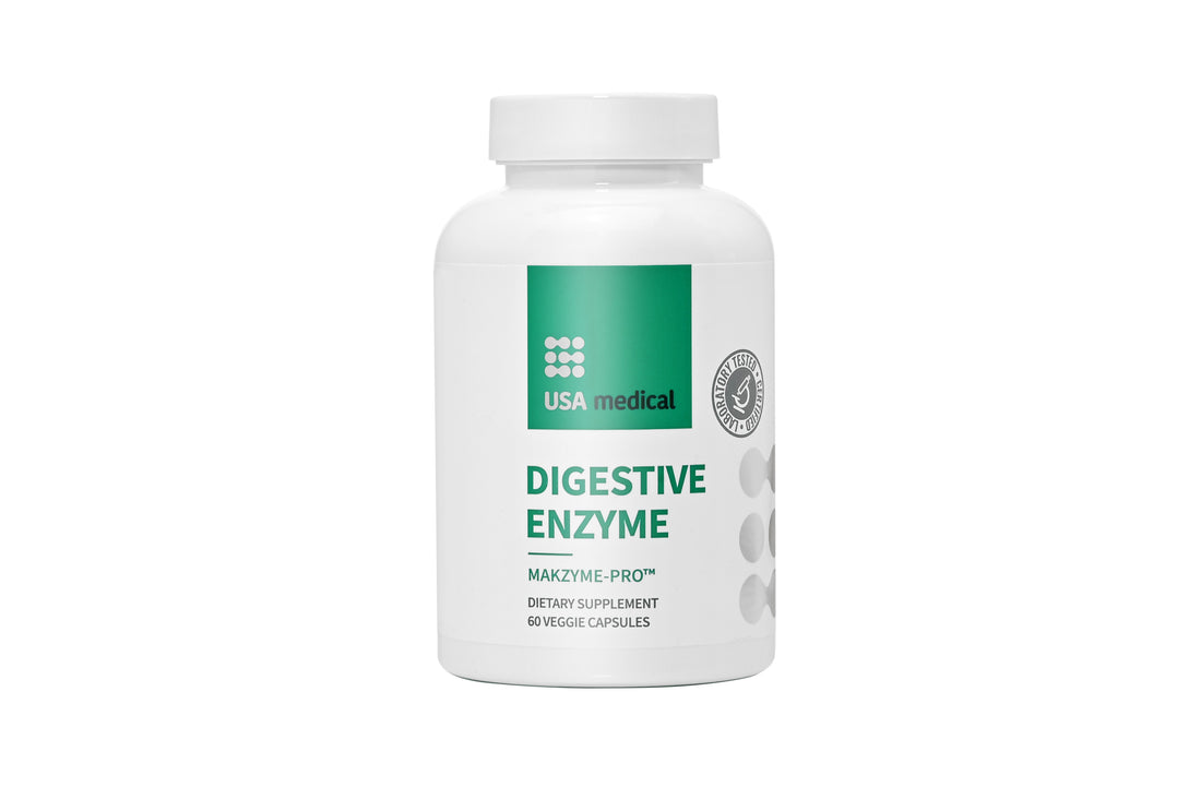 Usa Medical Digestive Enzyme Capsules 60 kapsúl - 96538