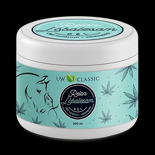 Uw classic konský balzam  relaxačný gél s cbd a zelenou rascou 500 ml - 90911